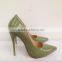 Army Green Pointed Toe Ladies High Heel Shoes Heels Stiletto Women