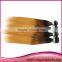 Fashionable Straight wave three colors gradient hair weaving cheap brazilian ombre hair weaving 3 tone cheap ombre Hair weave