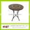2015 popular paito metal furniture tables