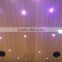 Luxury Wood Steam Sauna Room With LED 7 Colour Lights