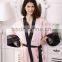 High Quality Soft Silk Lace Sexy Nightgown Summer Nightdress Pink Casual Sleepwear Sling Lingerie Dress Robe Set