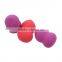3Pcs Purple And Orange Gourd Shape Foundation Puff Sponge