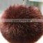 Hot sale fake rabbit Fur balls Unisex Keyring 9cm Size Fashion accessories