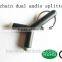 high quality optical audio splitter keychain dual audio splitter for cellphone