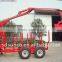 5ton 8ton log trailer with crane for forestry working