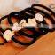 fashionable enamel apple shape ponytail holder