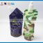 Custom printed Stand up bag spout pouch use packaging 500ml water