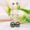 18k gold tahitian designer pearl earrings of long type elegant