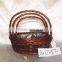 Chiristmas vintage flower girl baskets with handles