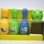6 Pin Plastic Bowling Skittles Set Kids Children Outdoor Fun Games Toy Game