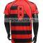 Soccer Uniforms Red Lining Shirt