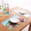 2016 newest pp material coaster 3d country style plastic dinner table mat