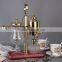 Gold royal balancing syphon coffee maker, classical elegant coffee maker ,belgium coffee maker