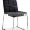 Modern Stainless Steel Living Room Square Dining Chair