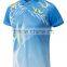 100% full sublimation top quality men badminton shirt