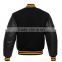 Wholesale blank varsity jackets, custom stylish varsity jacket with 24OZ Melton wool body with Melton wool
