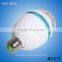 Newest 3W colourful changing light LED bulb crystal and PBT material