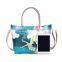 2016 newest design handbag nice lady handbag fashion PU handbag with wallet