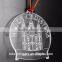 Custom christmas item, christmas snowflake clear acrylic material