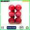 silk screen printing gift eco-friendly clear plastic christmas balls