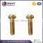 Decorative drywall screw brass decorative screw