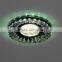 hot sale MR16 GU5.3 GU10 round crysta led spotlight with beads and led strip 4200k SMD2835 3w