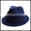 Wholesale Fashionable Custom light grey tribby winter Wool Felt Hat trilby winter Fedora Hat