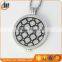 Stainless steel floating charms memory locket necklace