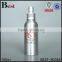 100ml 120ml high quality aluminum sprayer bottles for cosmetic, screw cap aluminum bottle