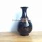 cheap price Yuqi black ceramic vase floor vase