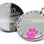 Round Laser Print Dog Tags with Ring