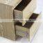 wooden grain melmained MDF cheap Modern large simple Modern used bedside cabinet