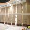 folding acoustic absorber construction material partition wall wooden panel full height