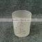 Frosted Glass Candle Holder