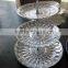 New design glass plate set with pattern