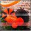 Vintage Honeycomb Waffle paper Balls Black and Orange honeycomb lantern