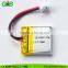 small capacity rehcargeable li-po battery GEB402020 3.7v100mAh