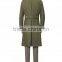 2015 new style 100% cashmere classic army grey 100 cashmere coat