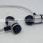 fashion china earphone silion earbuds with flat cable