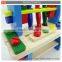 Educational toys wooden block tool set for kids