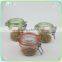 Hot Sale Hermetic Glass Clip Jar with Glass Lid