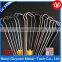 multicolour titanium tent nail