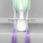 Green and purple mixed color Fashion Gradient color long silk wave wig with bangs N479