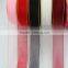 China High Quality Customized Colorful Sheer Organza Ribbon With Gold Wired/Edges