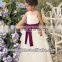 lovely white with pink sash flowergirl dresses girls dresses 1009