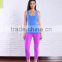 Woman Gym Wear Fitness Tight Solid Color Stretch Crop Capri Yoga Pants