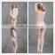 Latest design half sleeve sexy women bodystockings white beautiful girls sexy lingerie