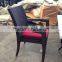 Aluminum rattan rustless metal chair ZT-1082C