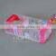 high grade foldable plastic box with hang tab