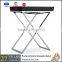 Chrome Metal tray table for Living Room